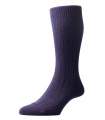 Chaussettes Pantherella bleu marine 85% cachemire