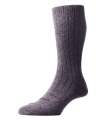 Chaussettes Pantherella grises 85% cachemire