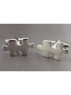 Boutons de manchette pièce de puzzle.