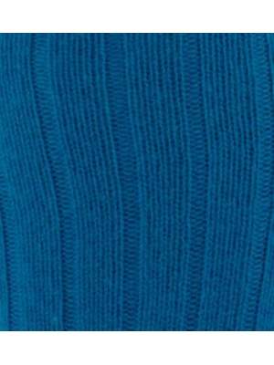 Chaussettes Pantherella turquoise 85% cachemire