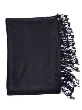 Etole noire à franges en viscose