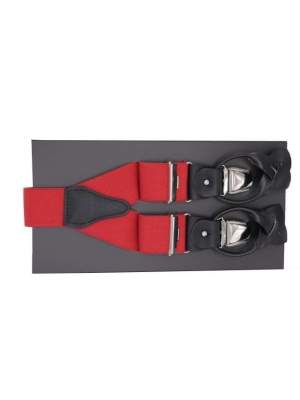 Bretelles double attache marque Juste Smart de couleur rouge