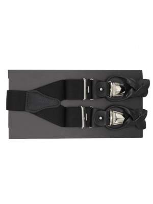 Bretelles double attache marque Juste Smart de couleur noire