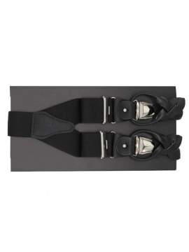 Bretelles double attache marque Juste Smart de couleur noire