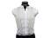 Bretelles homme beiges 3 bandes dos cuir